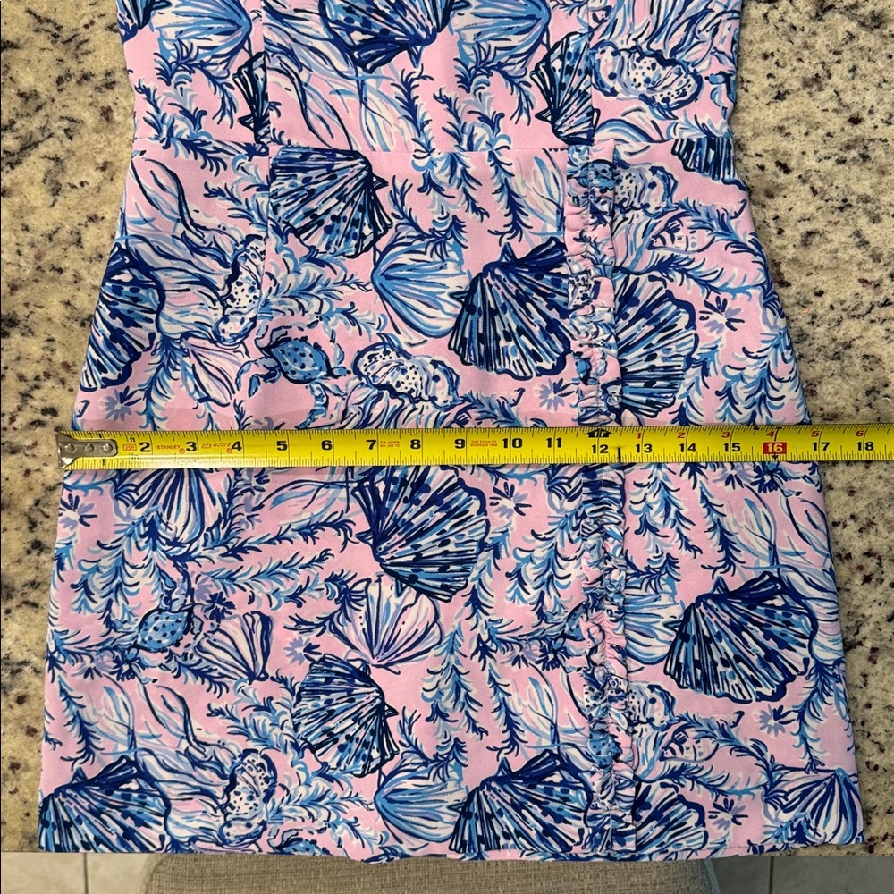 Lilly Pulitzer Zenon Ruffle Romper Magnolia Lilac Size 00 - Picture 12 of 12